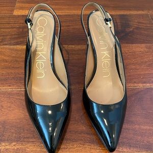 Calvin Klein Backless Pointed Heel